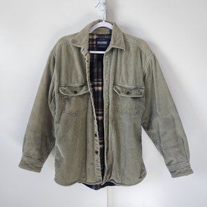 Wolverine Green Corduroy Shacket